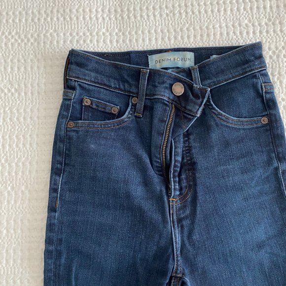 Aritzia Denim Forum Skinny Jeans  Size 24 Lola High Rise Skinny - Picture 2 of 3